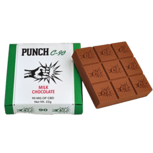 Punch Bar C-90 Milk Chocolate - 90 mg CBD Edible Square