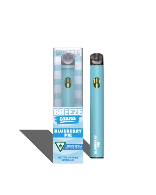 Buy Breeze Canna Blueberry Pie THC Vape Cart 1g Online – Flavor-Packed Hybrid Vape Cartridge