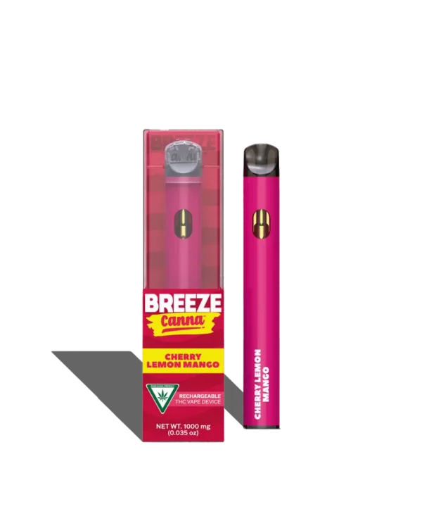 Breeze Canna Cherry Lemon Mango THC Vape Cart - 1g